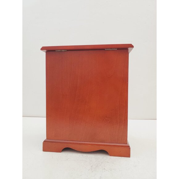 Vintage Gunther Mele 1970's wooden jewelry box. Jewellery with drawers . Vintage - Picture 5 of 10